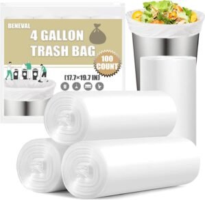 Small Trash Bags 4 Gallon – 1...