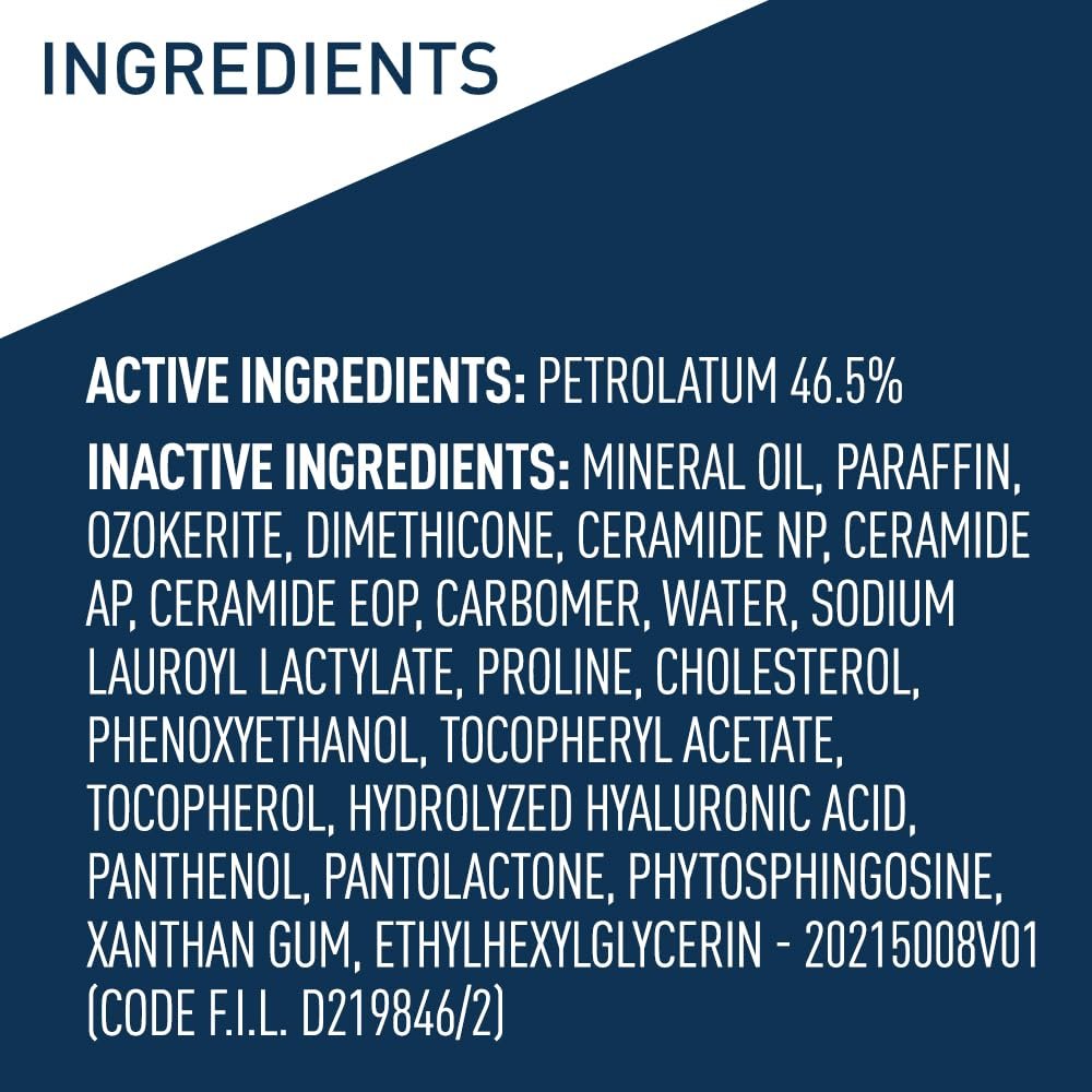 CeraVe Healing Ointment, Hyaluronic Acid Skin Protectant for Dry Skin, 3oz | Skin Care, Body Care, Barrier Cream, Skin Barrier Repair, Ceramides, Petrolatum, Lanolin Free, For Cracked, Chafed Skin - Image 10