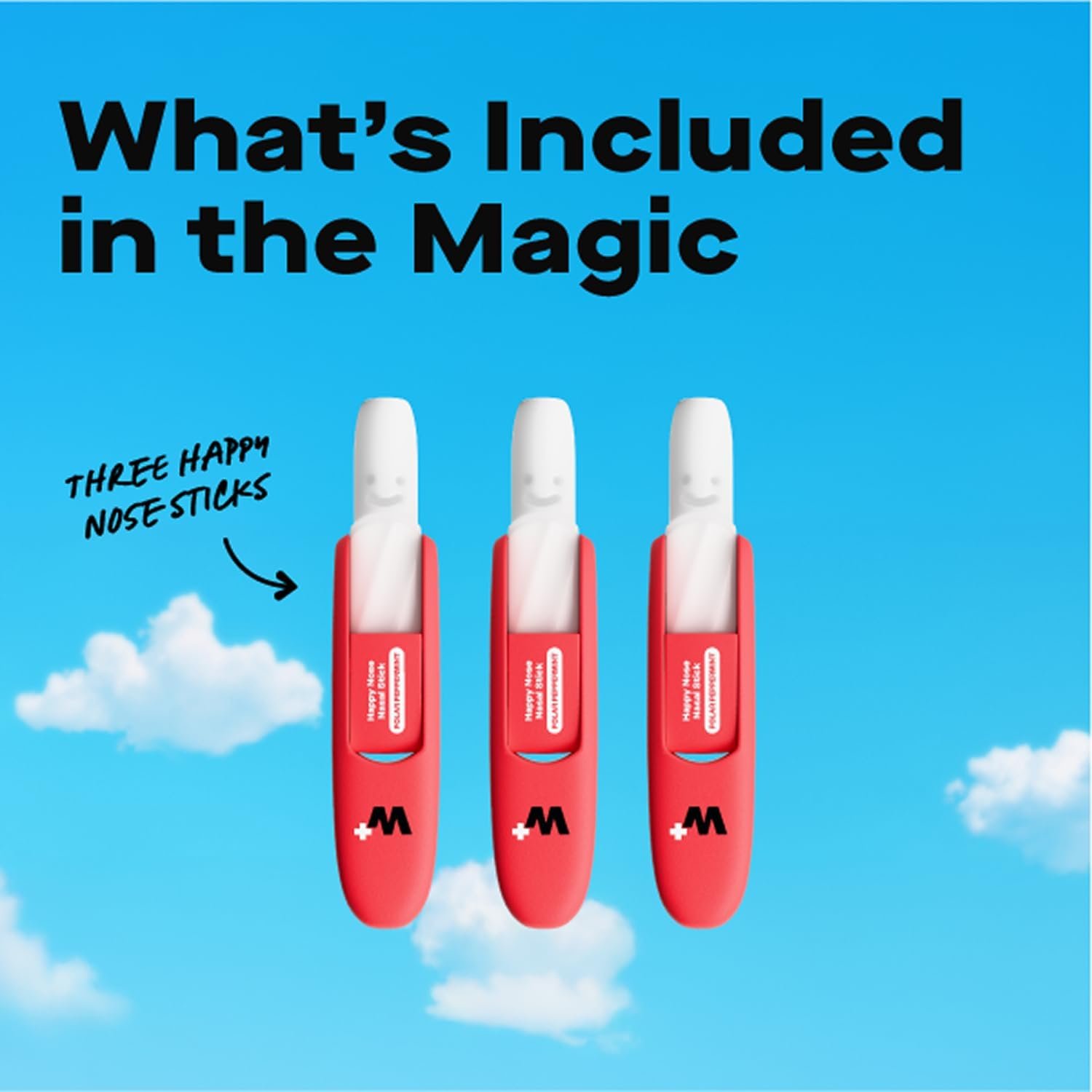 WIZARD WELLNESS Happy Nose Inhaler Stick, Polar Peppermint, 3-Pack | Instant breathing ease & sinus clarity, essential oil aromatherapy, wild mint vapor, drug-free nasal spray alternative - Image 6