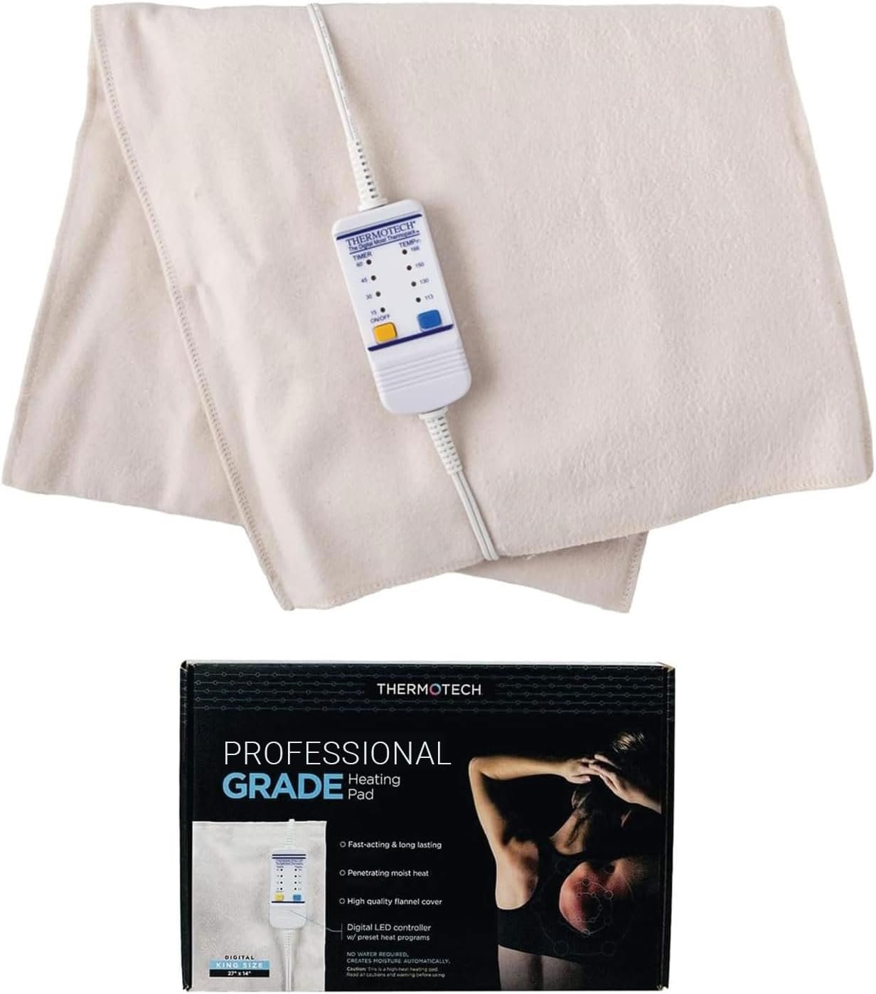 Professional Grade Heating Pad with...