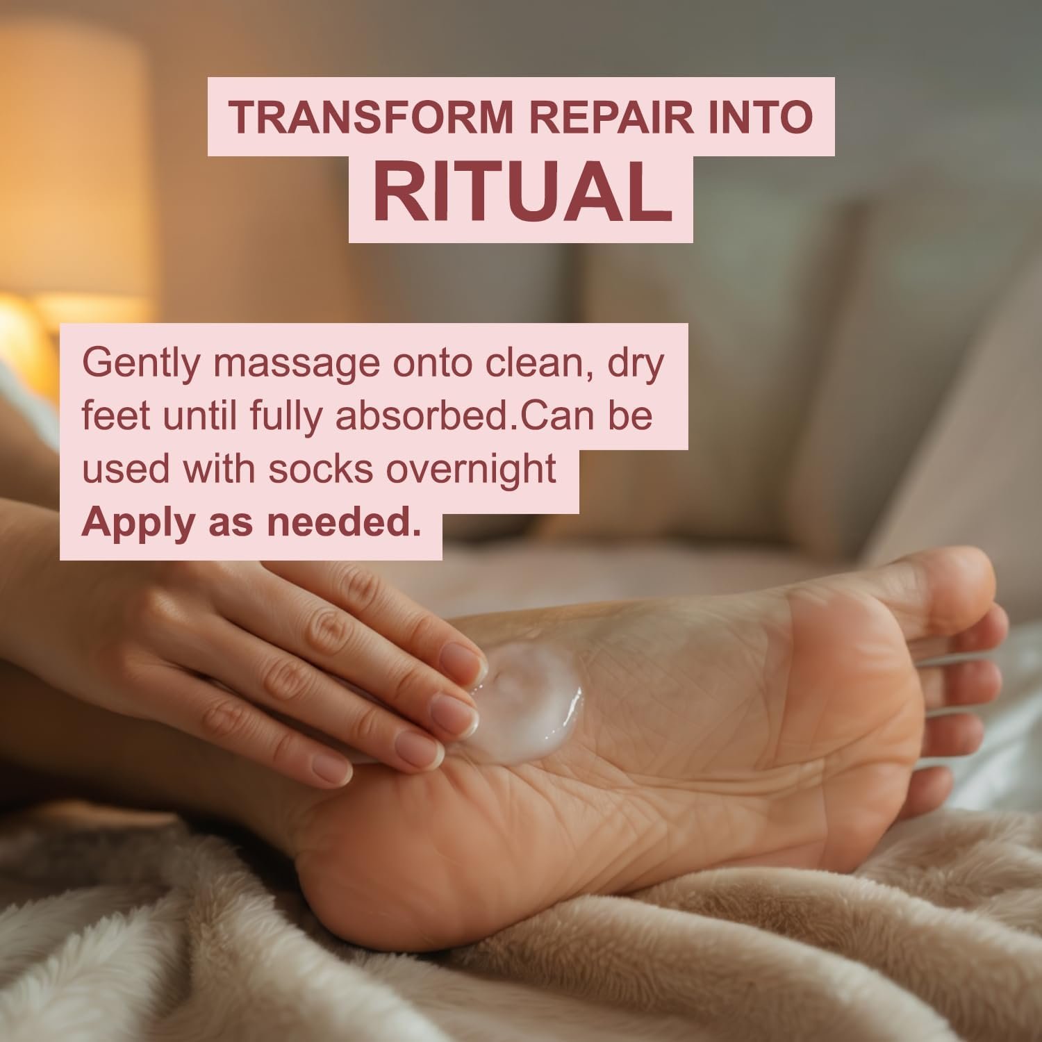 Kerasal Nighttime Intensive Foot Repair, Skin Healing Ointment for Cracked Heels and Dry Feet, 1 oz (Packaging May Vary) - Image 6