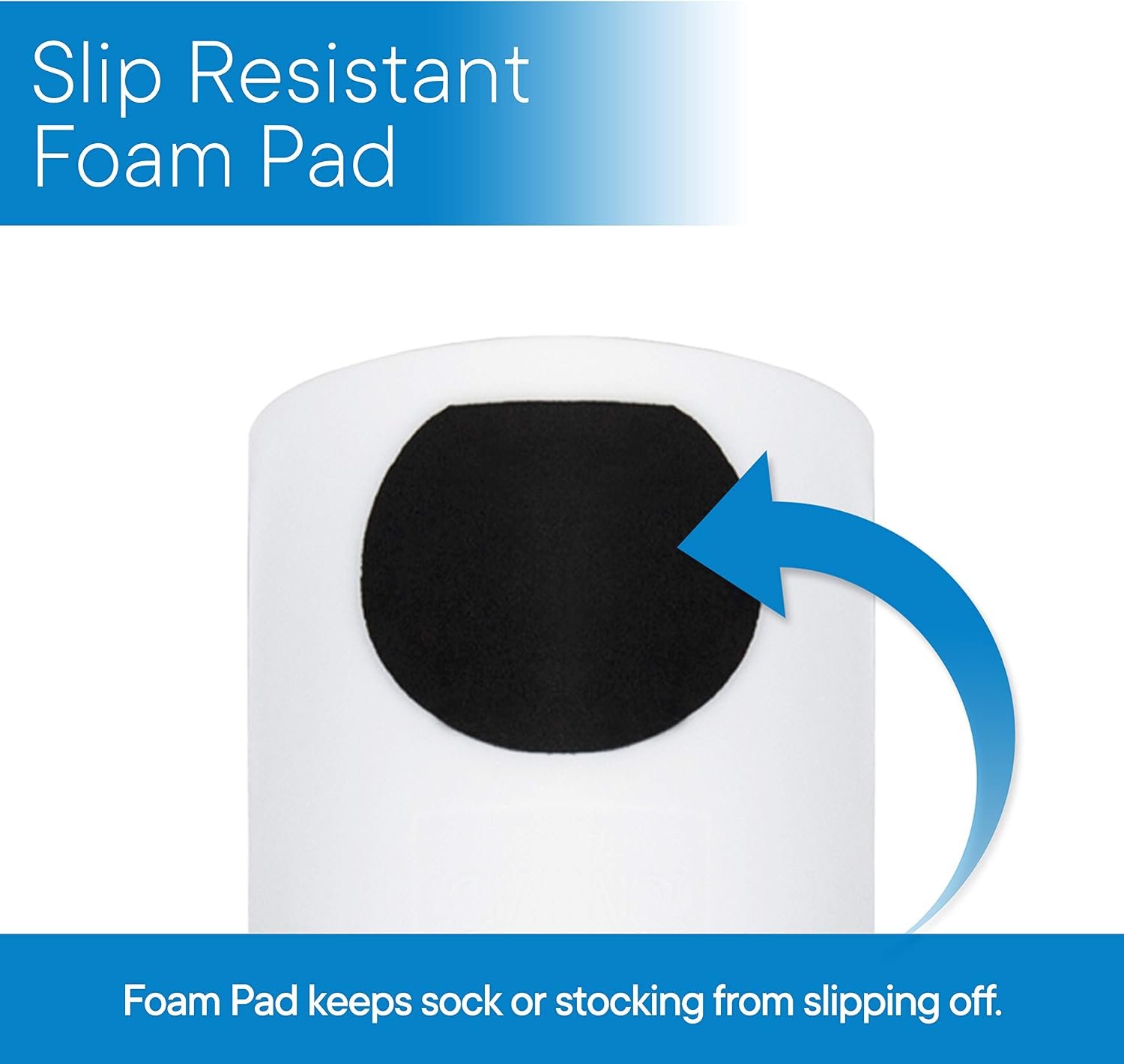 RMS Deluxe Sock Aid - Socks Helper with Foam Handles for Regular Socks | Help put on socks without bending, an independent dressing aid for limited mobility - Image 6