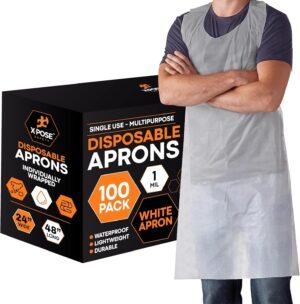 Xpose Safety 100 Pack White Disposa...