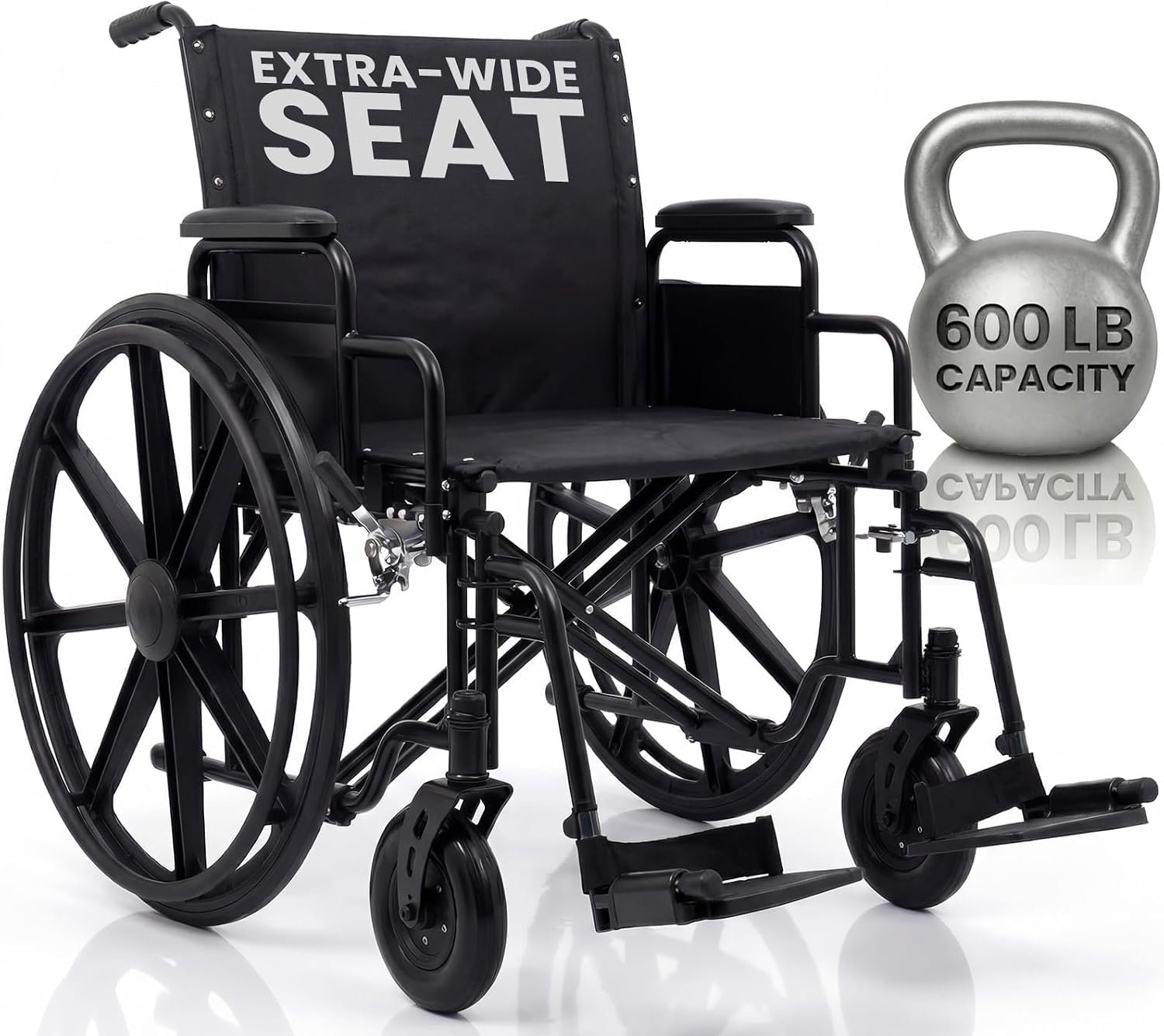 Vive Extra-Wide Bariatric Wheelchai...