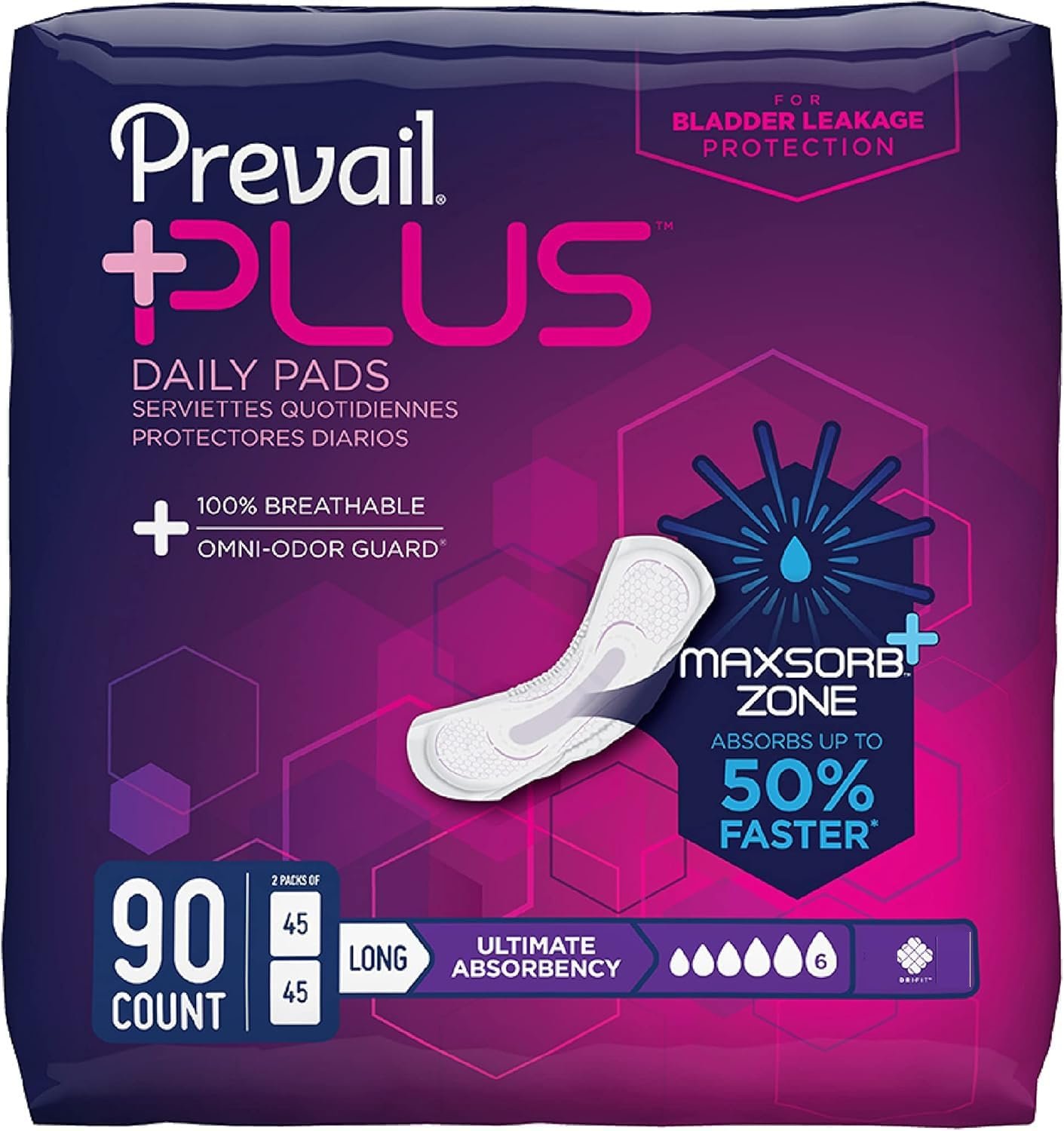 Prevail Plus | Long Length Incontin...