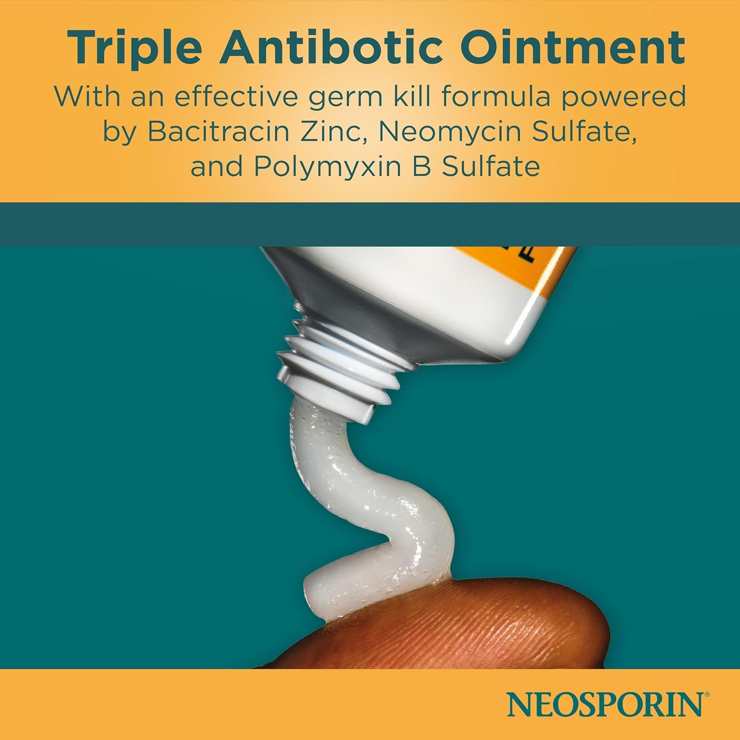 Neosporin Original First Aid Antibiotic Ointment for Wounds, Infection Protection Treatment, Germ-Killing Formula, Helps Minimize Appearance Of Scars for Minor Cuts, Scrapes, Burns, 1 Oz - Image 3