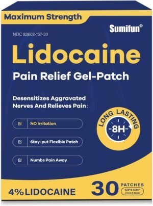 Sumifun 4% Lidocaine Pain Relief Pa...
