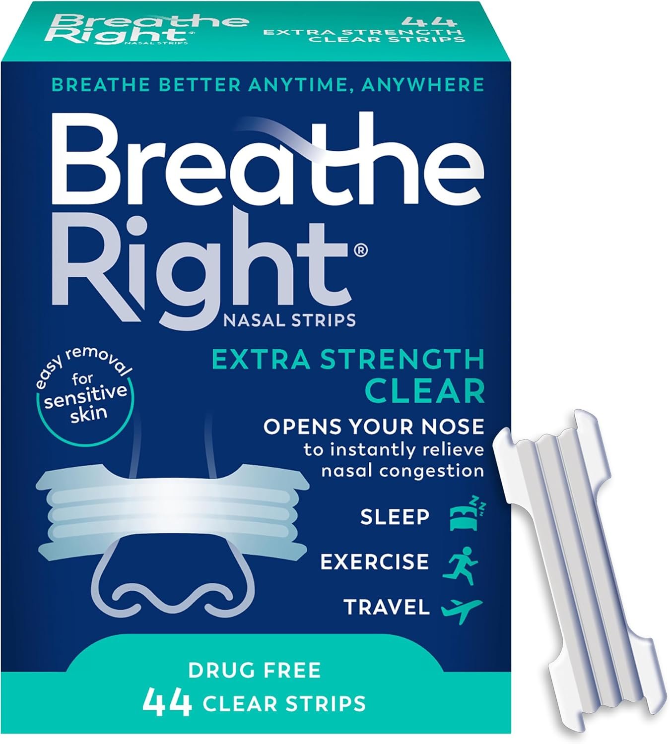 Breathe Right Nasal Strips, Extra S...