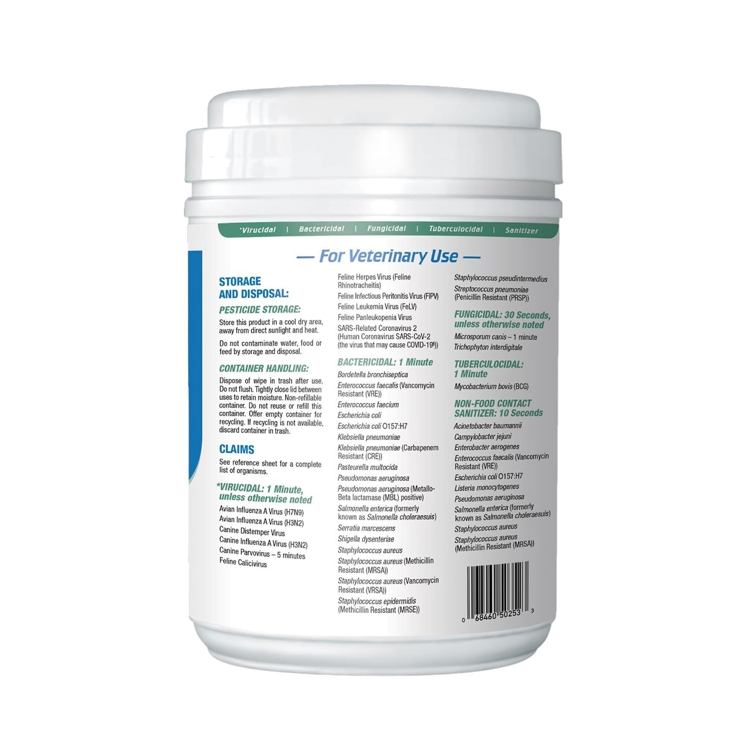 REScue One-Step Disinfectant Cleaner & Deodorizer Wipes for Vet Use – Cleaner for Kennels, Litter Boxes, Vet Offices, Pet Grooming Surfaces, Pet Items – Wipes Canister, 160-Count (Pack of 1) - Image 7