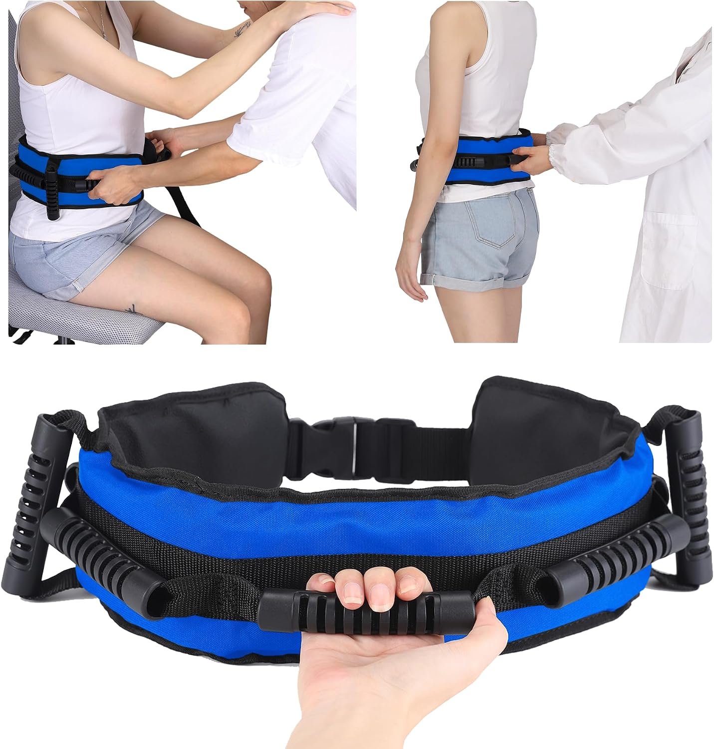 Gait Belt for Seniors, Transfer Bel...