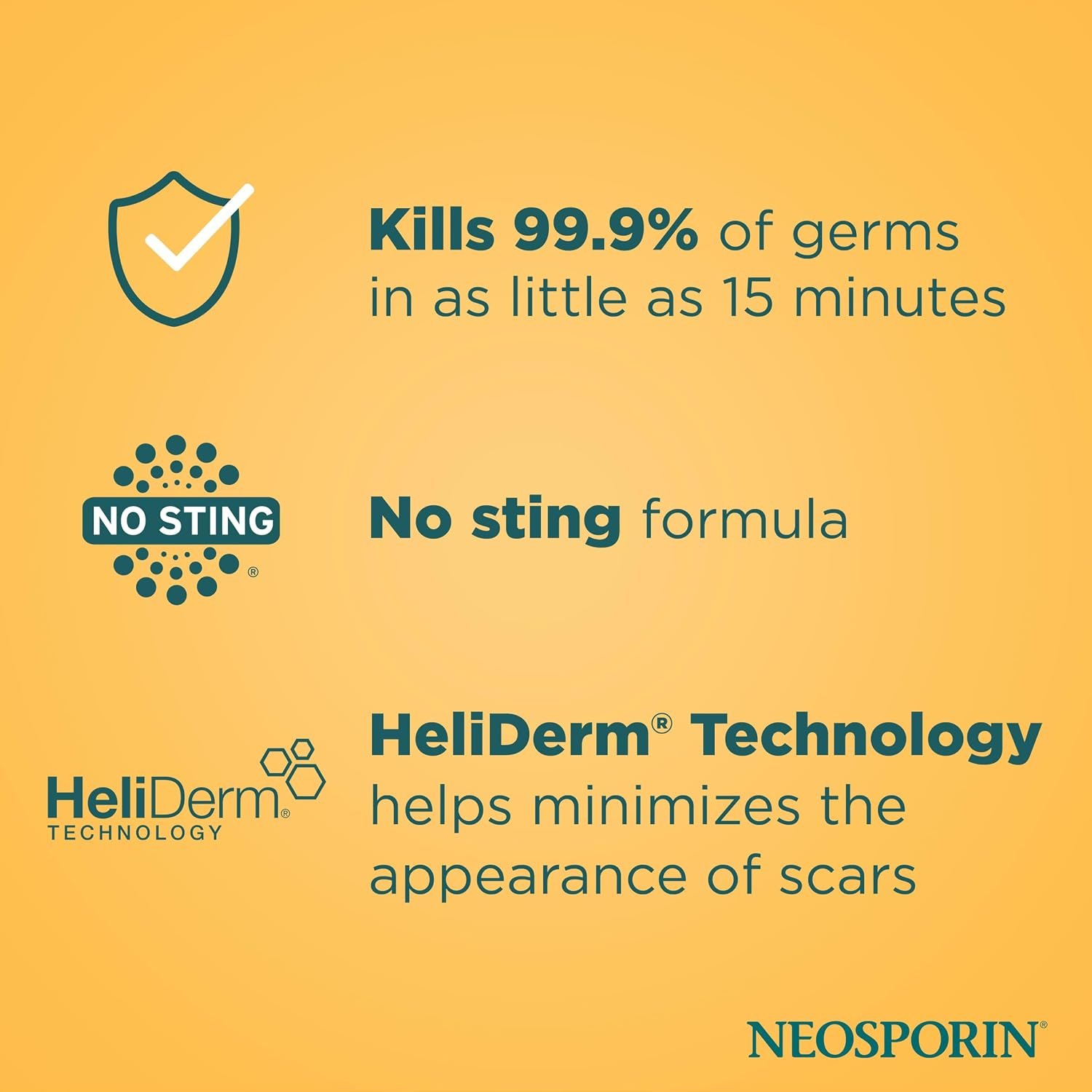 Neosporin Original First Aid Antibiotic Ointment for Wounds, Infection Protection Treatment, Germ-Killing Formula, Helps Minimize Appearance Of Scars for Minor Cuts, Scrapes, Burns, 1 Oz - Image 4