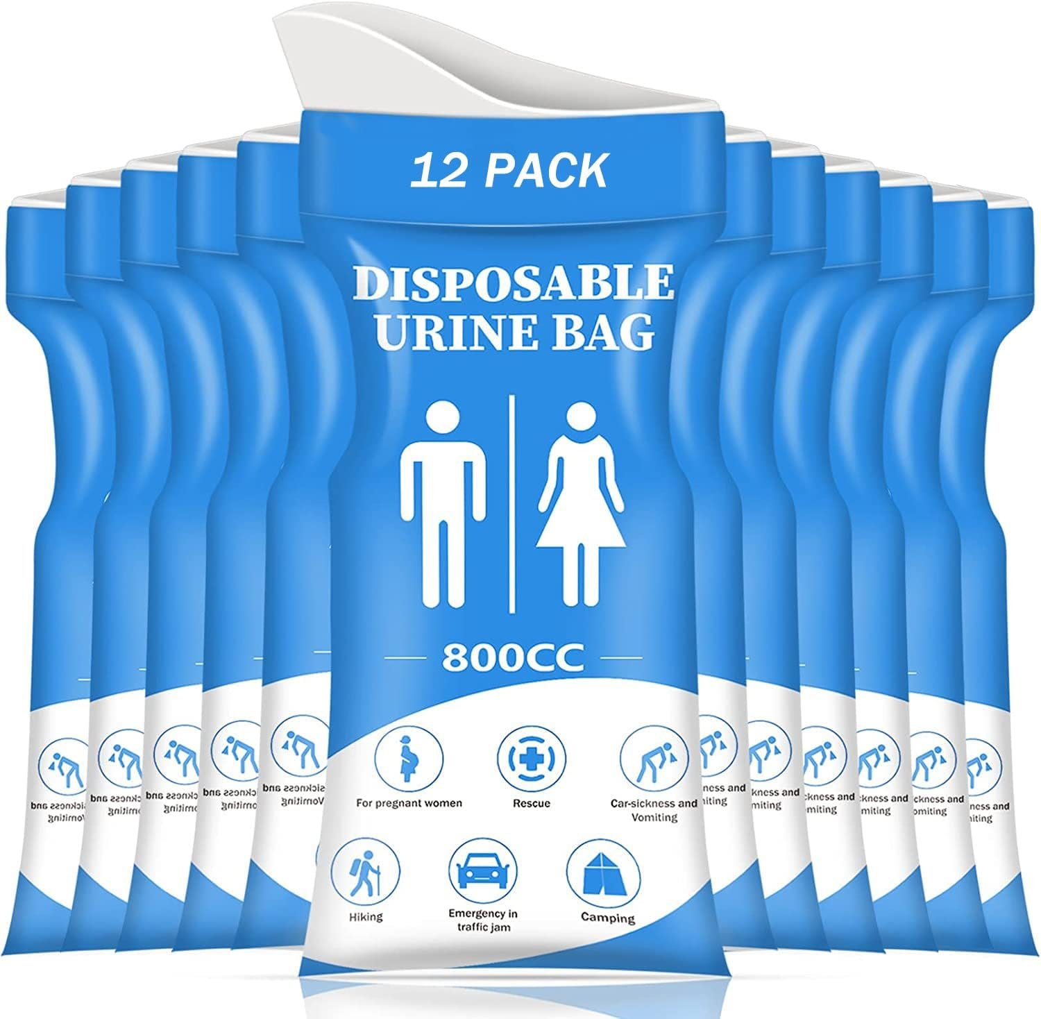 DIBBATU Disposable Urine Bags for W...