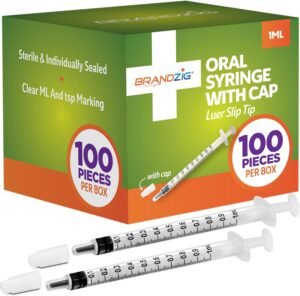 1ml Syringe with Cap (100 Pack) | O...