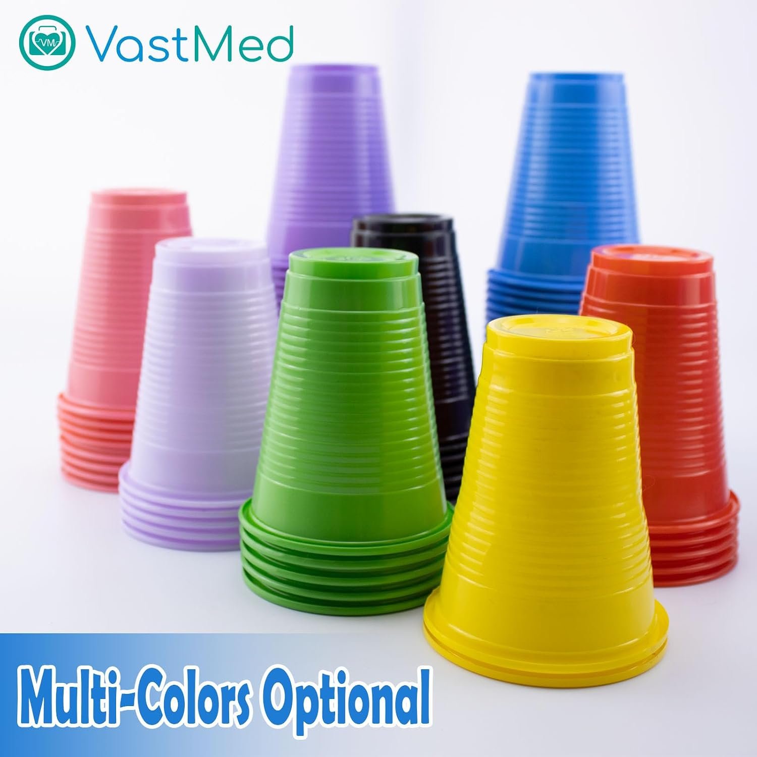100 PCs Dental Grade Disposable 5oz Plastic Cup Pink Sturdy & Durable for Drinking Cup | Perfect as Rinsing Cup, Mouthwash - Image 6