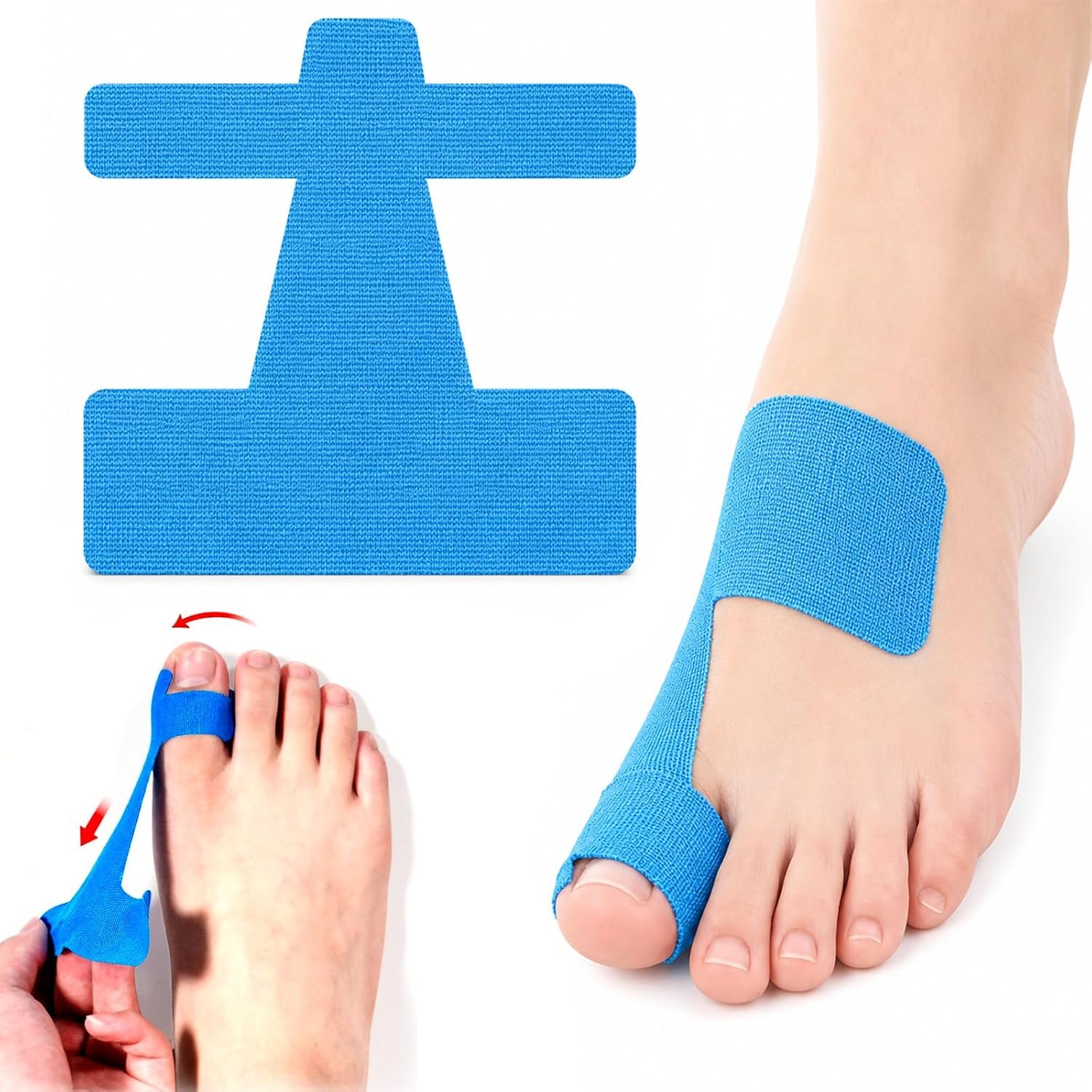 40 PCS Pre-Cut Bunion Corrector Kin...