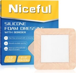 Niceful Silicone Foam Dressing 5“...
