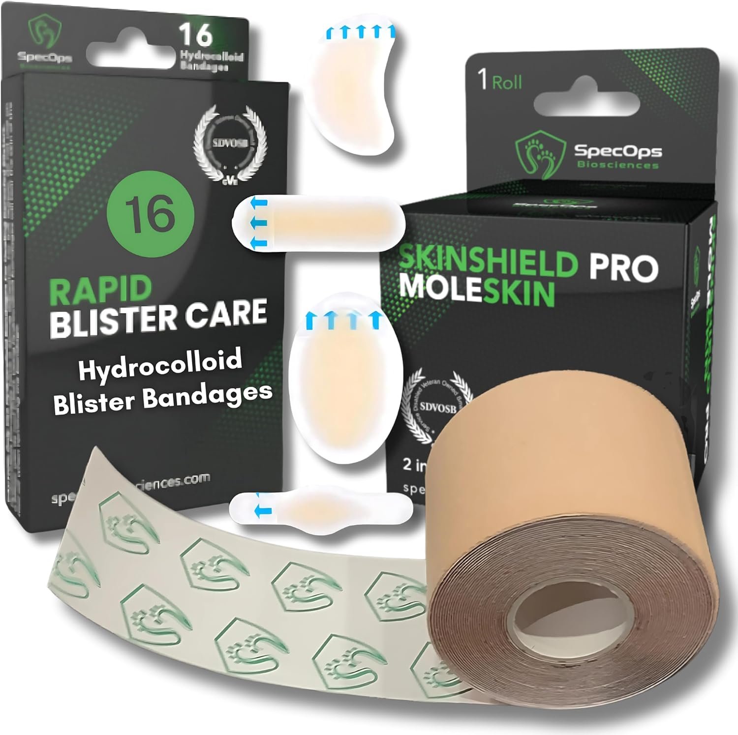Moleskin Plus Blister Bandages Bund...