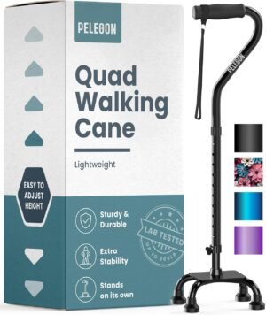 PELEGON Quad Cane (300 lb) – ...