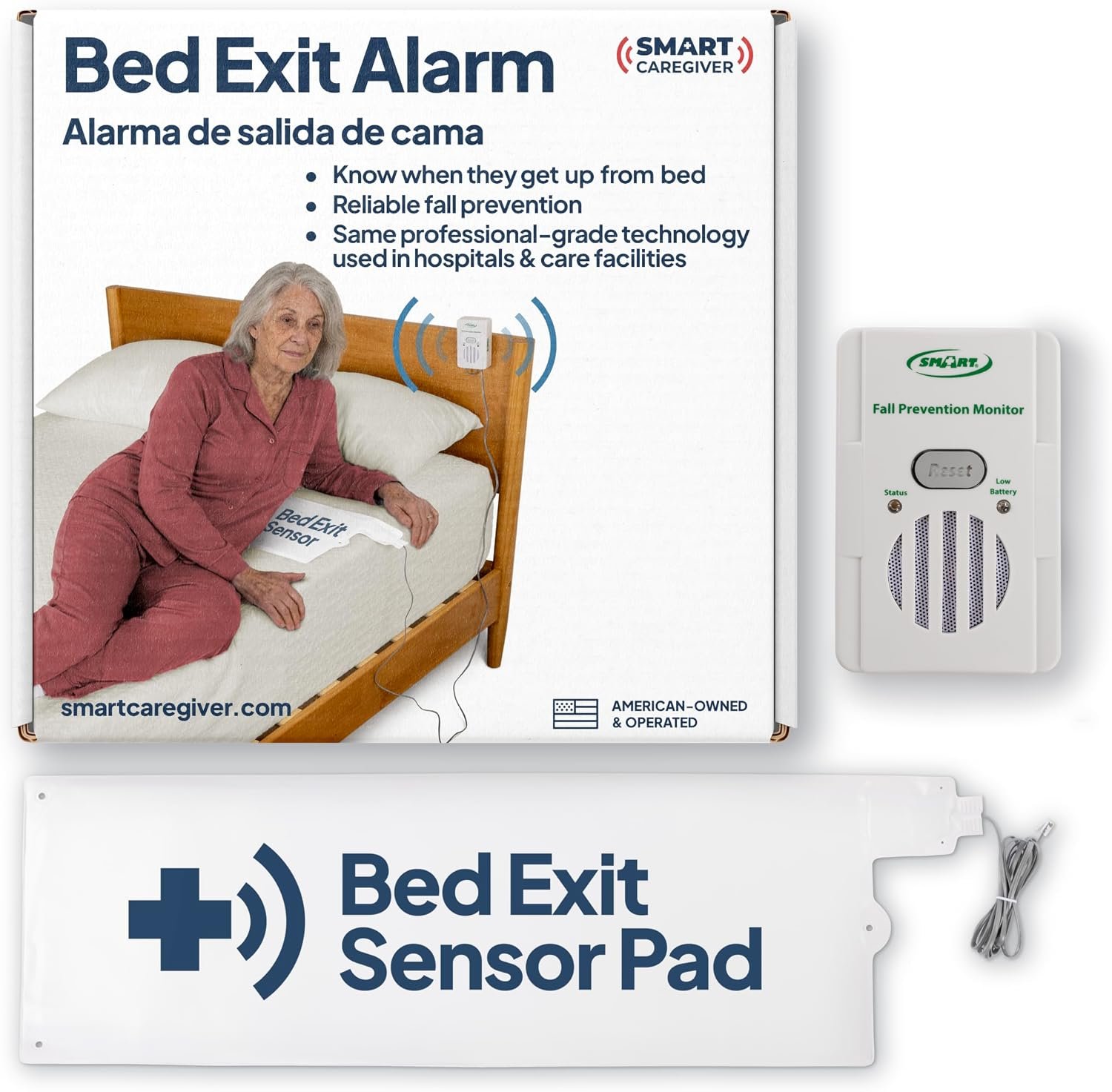 Smart Caregiver Bed Alarm for Elder...