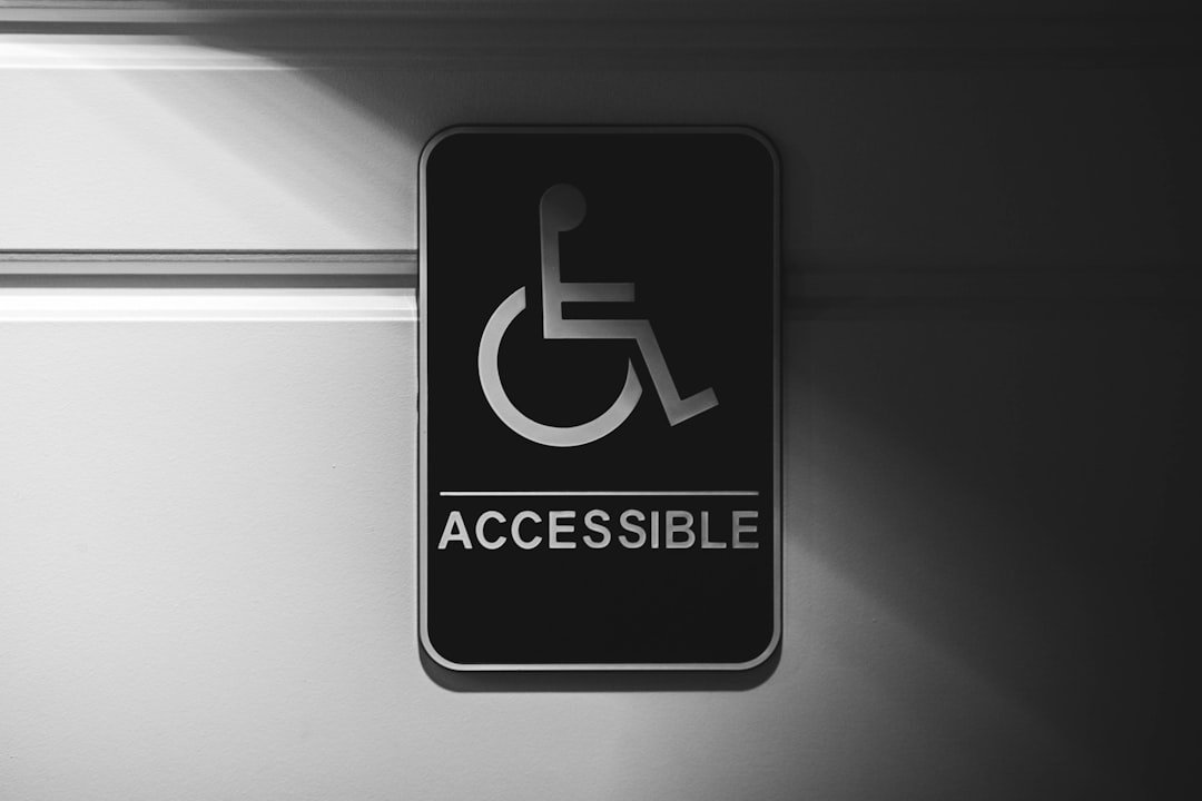 A well-designed accessible home interior featuring wide doorways and adaptive furniture for limited mobility.