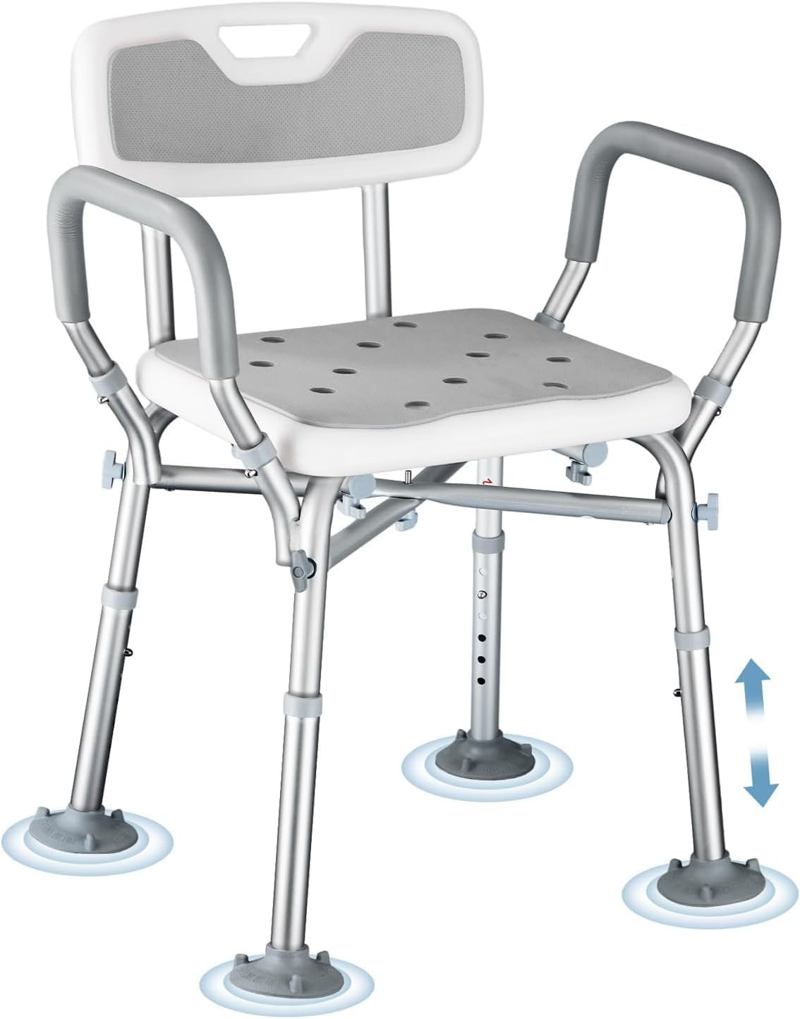 550lb Adjustable Shower Chair with ...