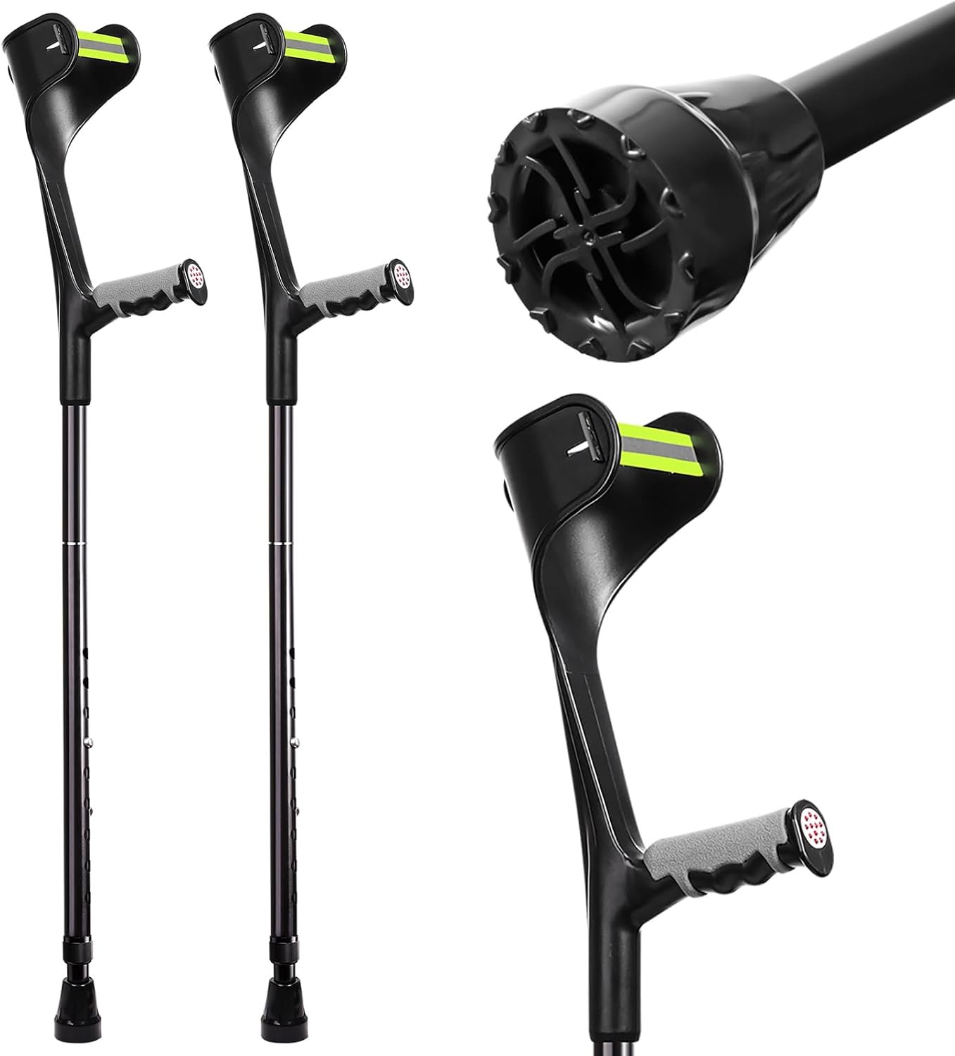 Forearm Crutches for Adults, Lightw...