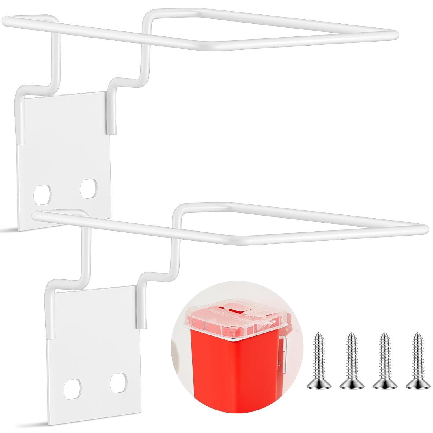Teenyyou 2 Set Wall Mount Sharps Co...