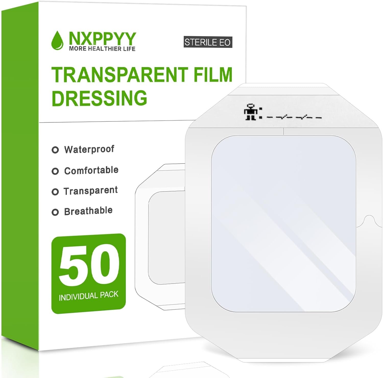 50Pack Transparent Film Dressing &#...