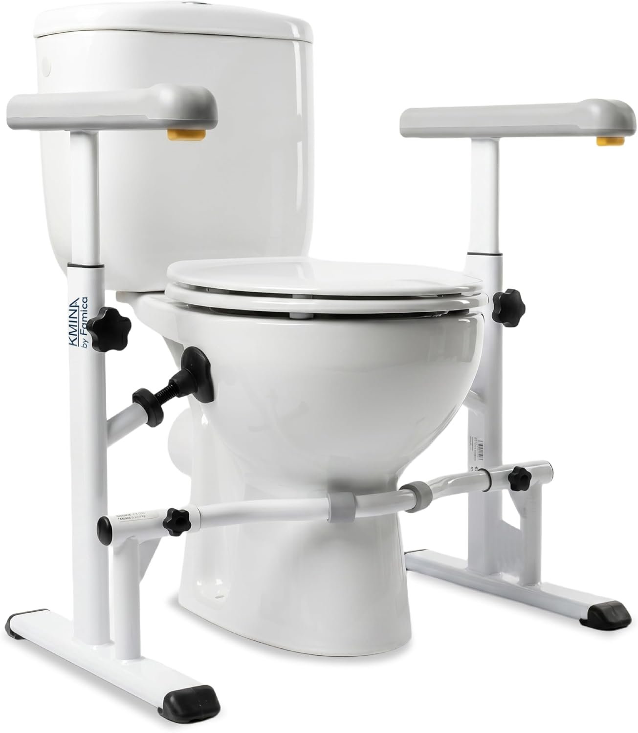 KMINA Toilet Safety Rails, Heavy Du...