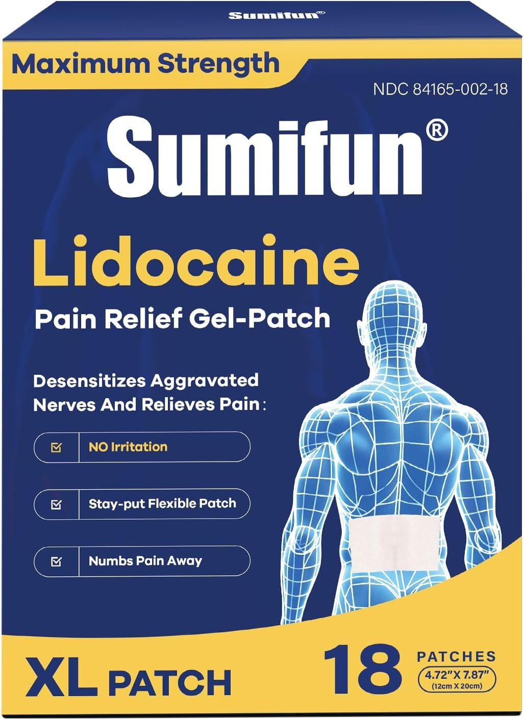Sumifun 4% Lidocaine XL Pain Patche...