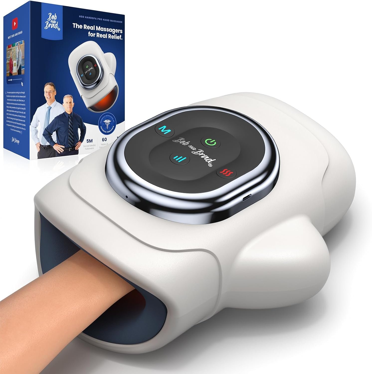 BOB AND BRAD Hand Massager with Hea...