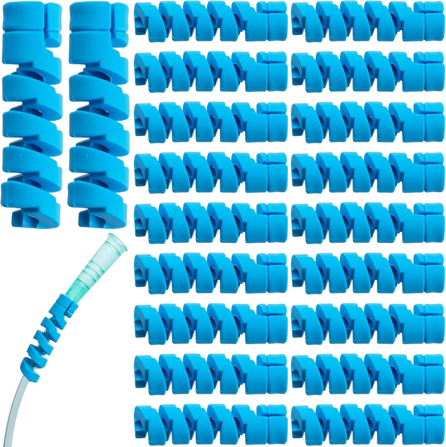 20pcs Oxygen Tube Support Crimp Str...