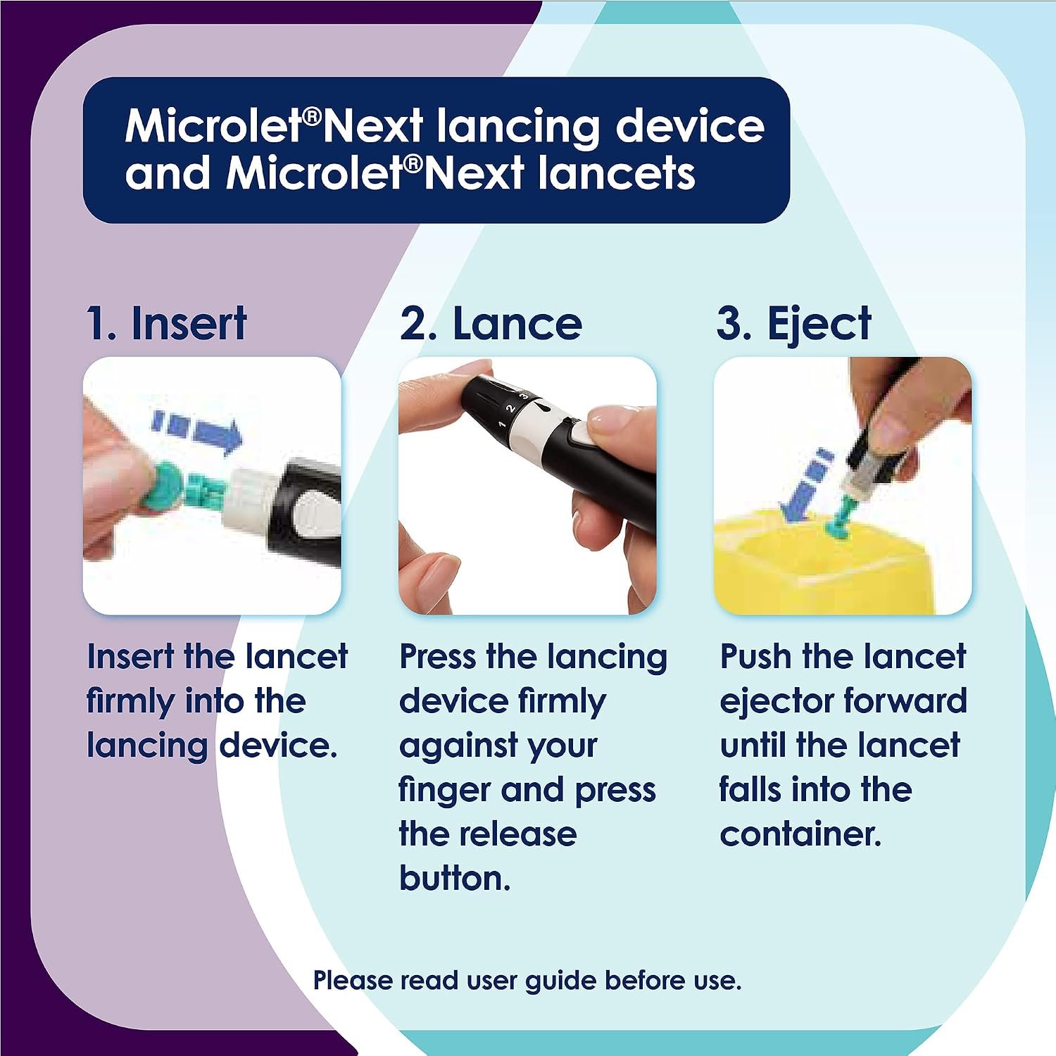 Ascensia MICROLET Lancets for Blood Glucose Testing, 100 Count - Image 3