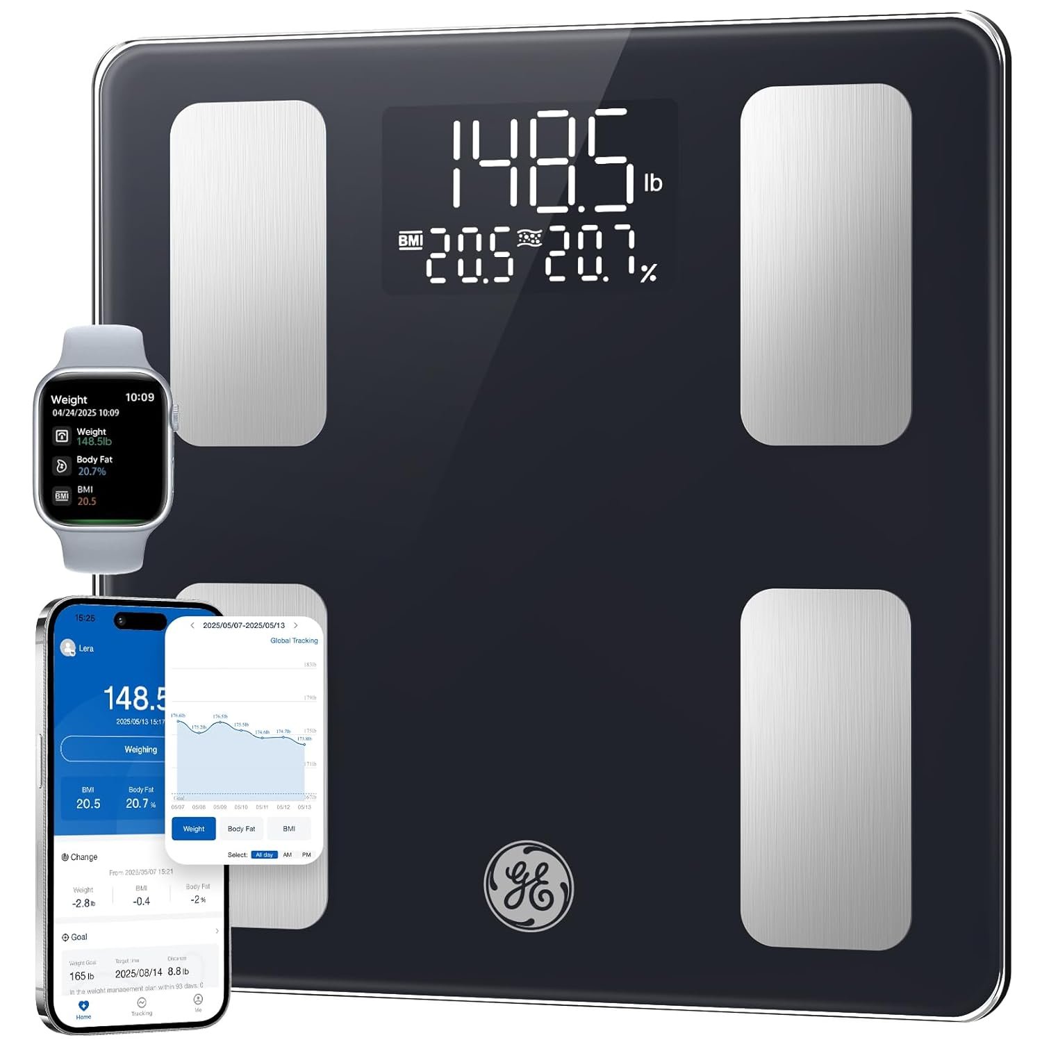 GE Smart Scale for Body Weight BMI ...