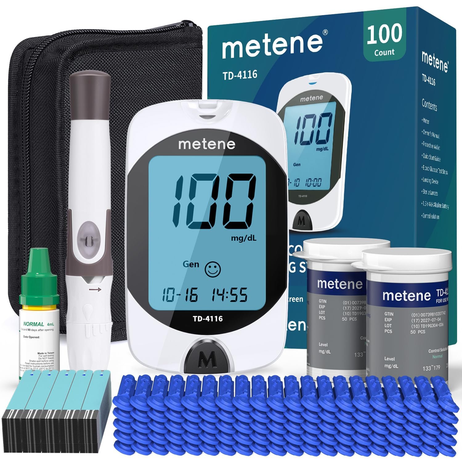 Metene TD-4116 Blood Glucose Monito...