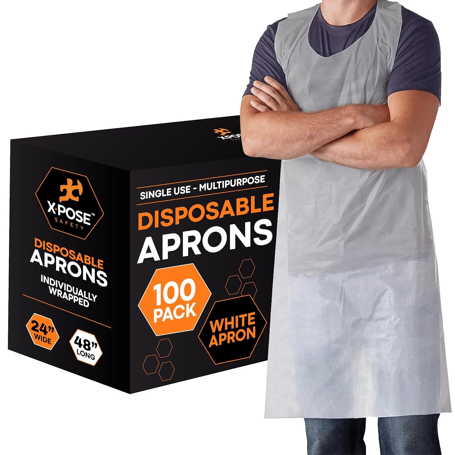 Xpose Safety Plastic Disposable Apr...