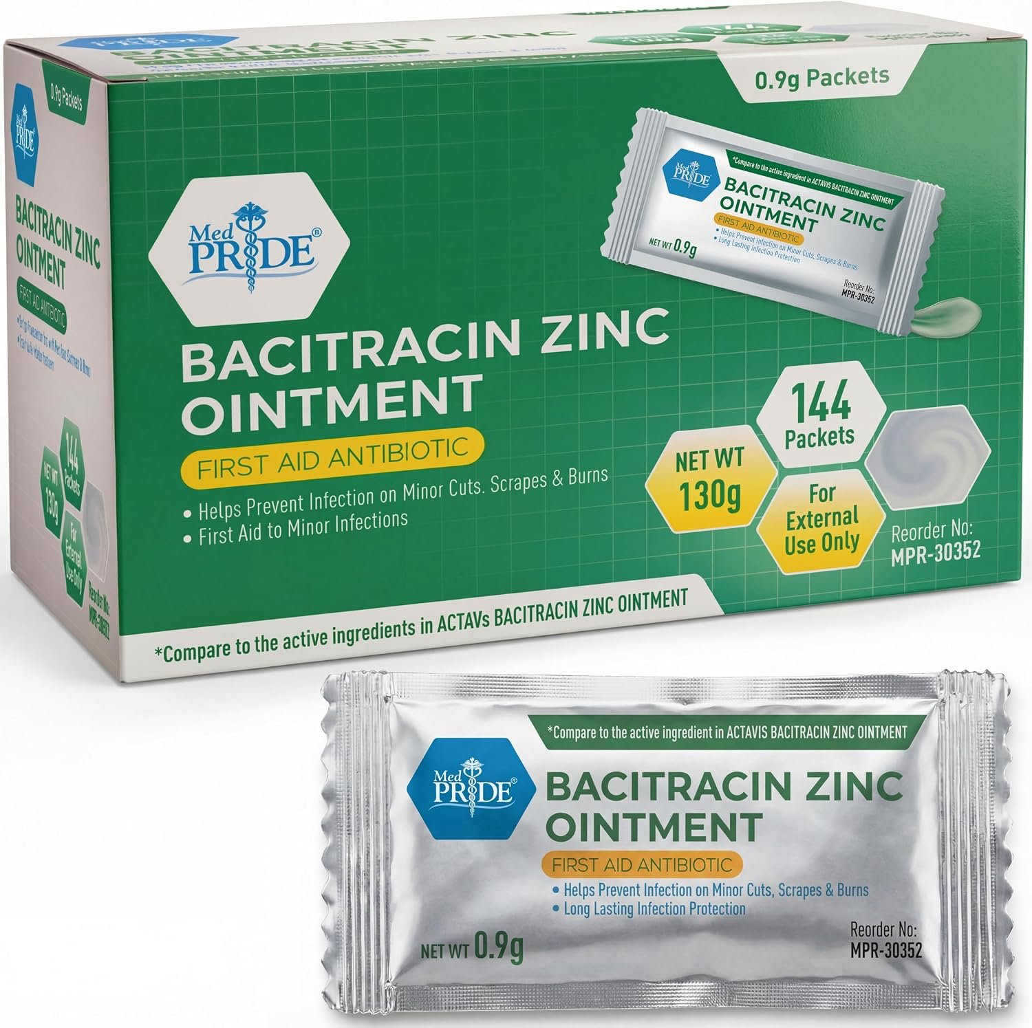 MED PRIDE Bacitracin Zinc Ointment,...
