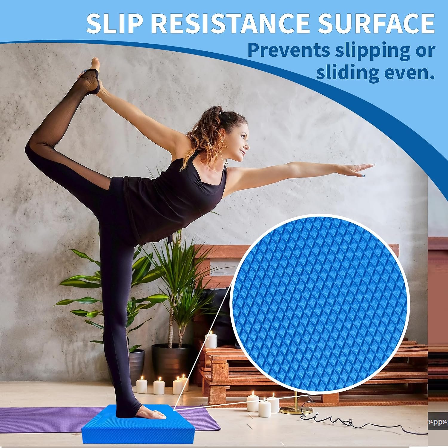 Professional Foam Balance Pad, Large Balance Pads for Physical Therapy, Foam Balance Board for Rehabilitation Stability Workout Knee and Ankle Exercise Strength Training - Image 5