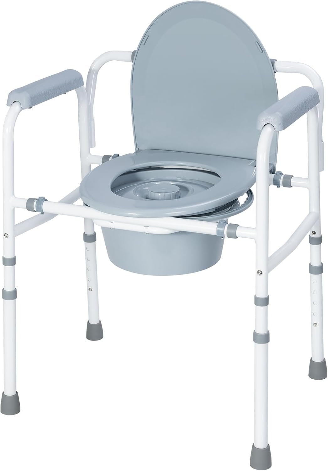 3-in-1 Bedside Commode Chair, Adult...