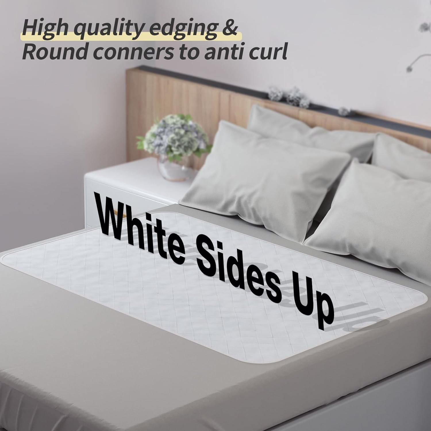 CoolShields Reusable Waterproof Bed Pads Washable Underpads 34 x 52(2 Pack) - Image 6
