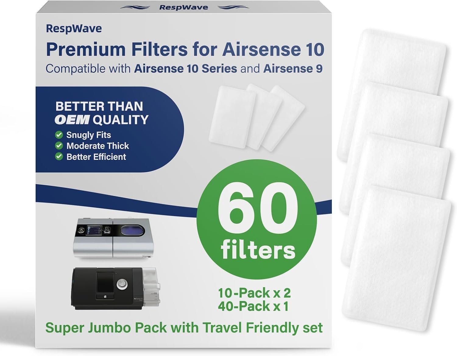 60-Pack Premium Disposable Replacem...
