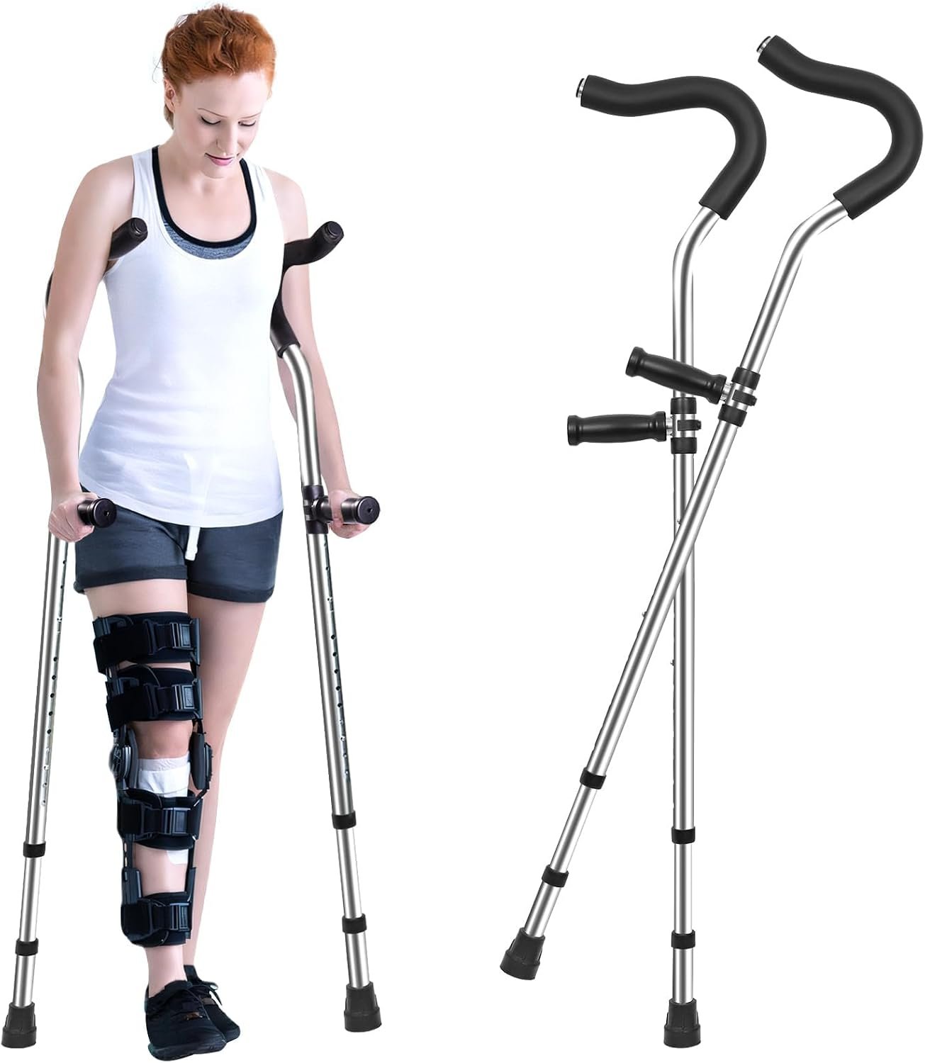 Crutch for Adults, Ergonomic Undera...