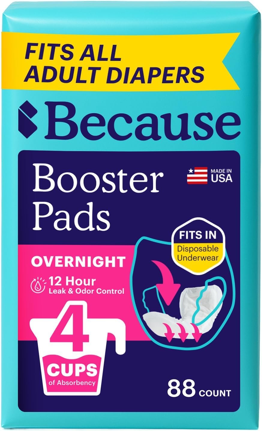 Because Overnight Booster Pads Fit ...