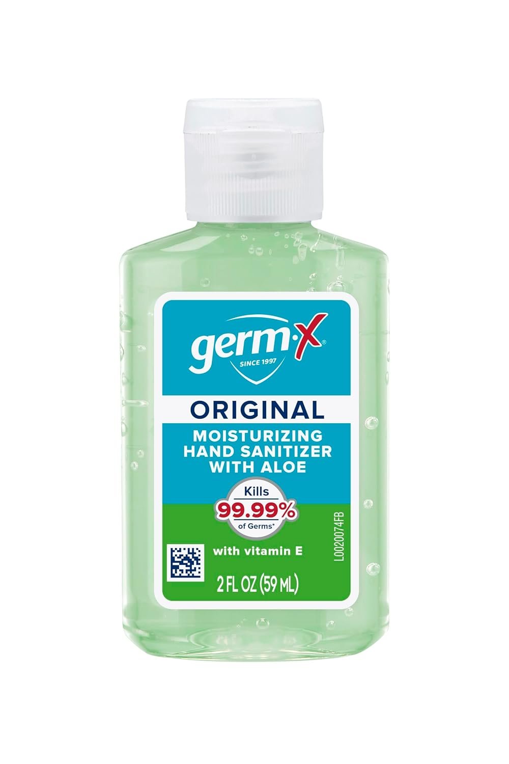 Germ-X Original Hand Sanitizer, 2 Fl Oz (Pack of 24), Less Drying Moisturizing Gel with Aloe and Vitamin E, No Rinse Formula, Bulk Mini Travel Size for On-The-Go - Image 2