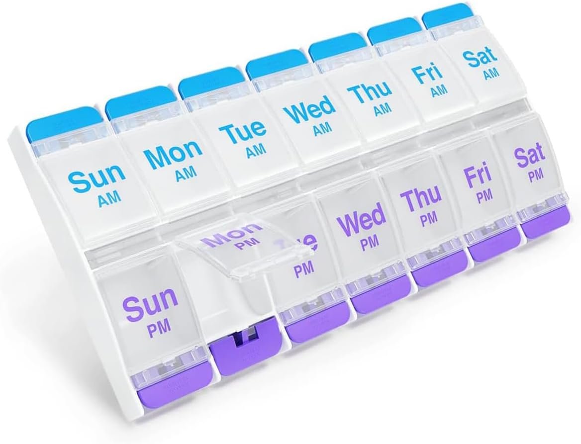 Ezy Dose Weekly (7-Day) AM/PM Pill ...