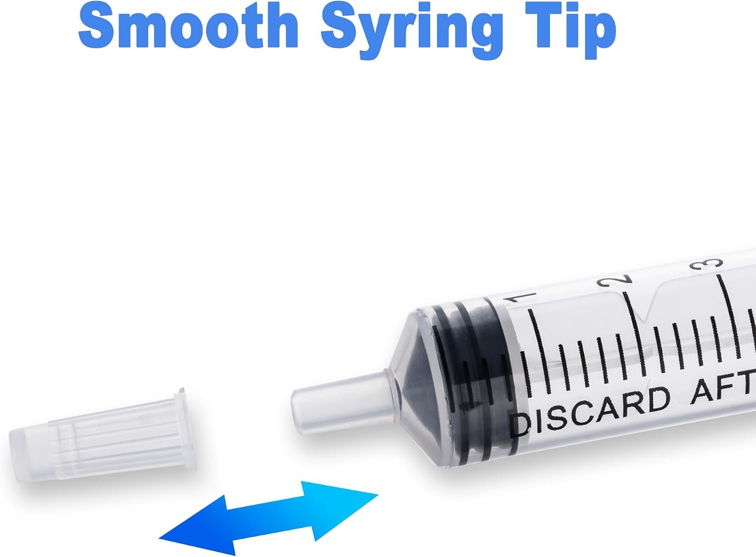 12Pack 5ml Syringes Without Needle for Liquid, Plastic Syringes with Cap for Feeding Pets, Measuring, Refilling, Oil, Individually Sealed - Image 5