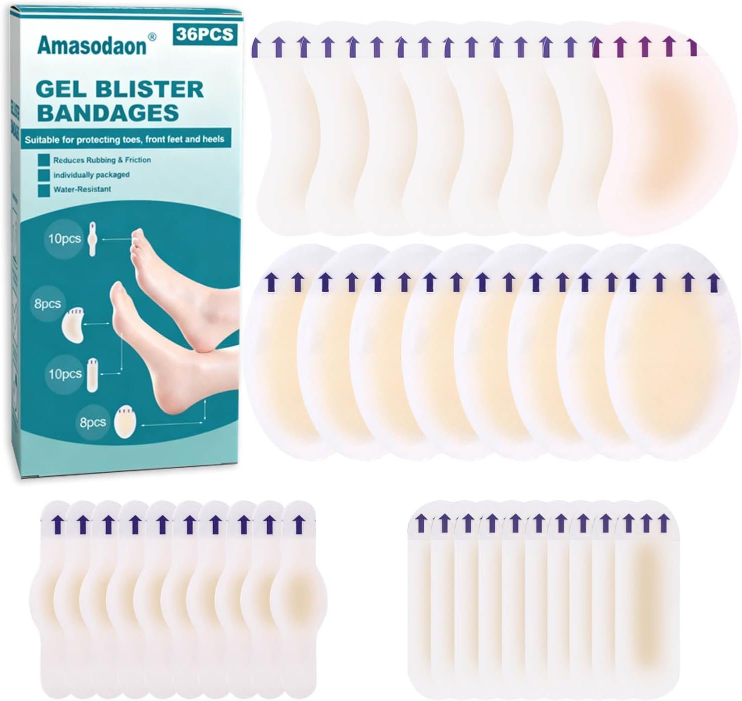 Blister Patches Blister Bandages fo...