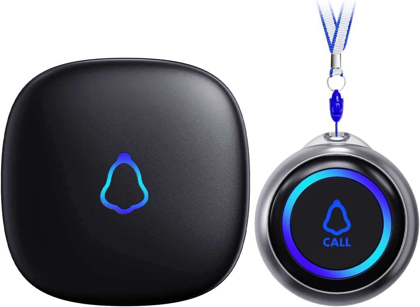 Wireless Caregiver Pager, 1 Call Bu...