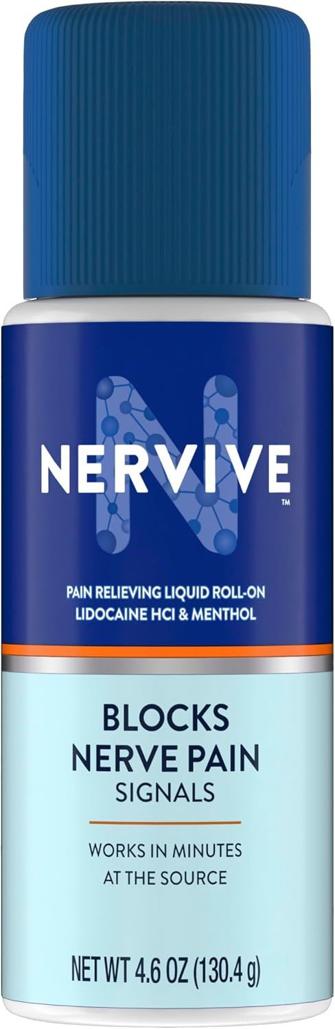 Nervive Pain Relieving Roll On, Lid...