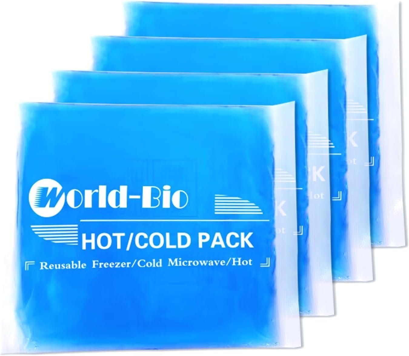 Gel Ice Packs Reusable, 4 Pack Smal...